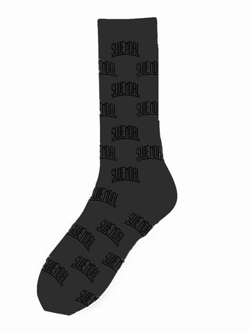 SWENDAL grey and black socks