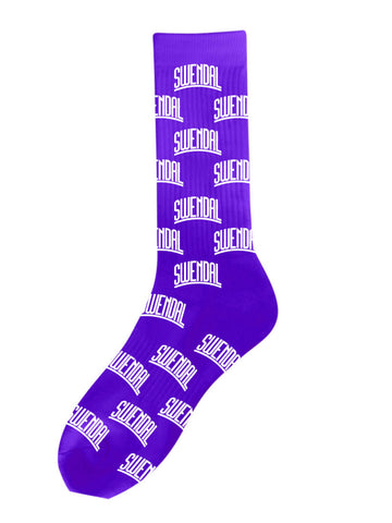 SWENDAL purple socks