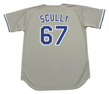 Vin Scully #67 Los Angeles Dodger Trikot (grau)
