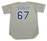 Vin Scully #67 Los Angeles Dodger Jersey (grey)