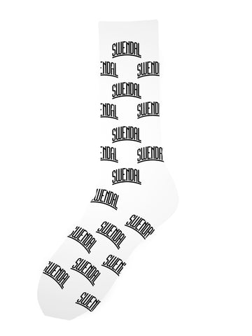 Calcetines blancos y negros SWENDAL